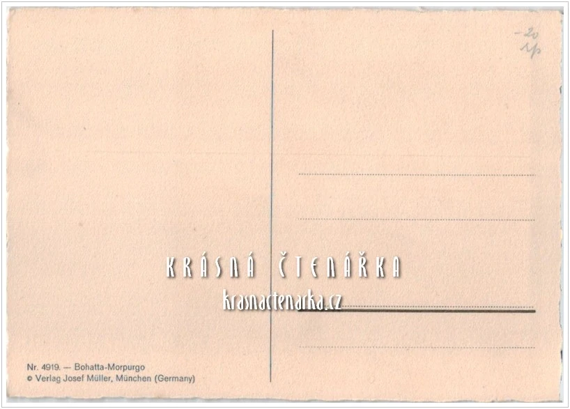 Ilustrovaná pohlednice: IDA BOHATTA-MORPURGO