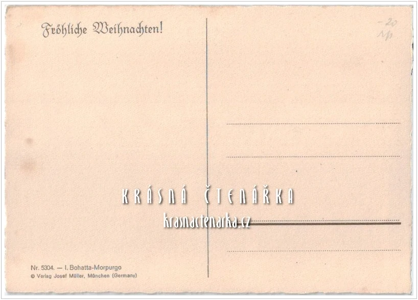 Ilustrovaná pohlednice: IDA BOHATTA-MORPURGO