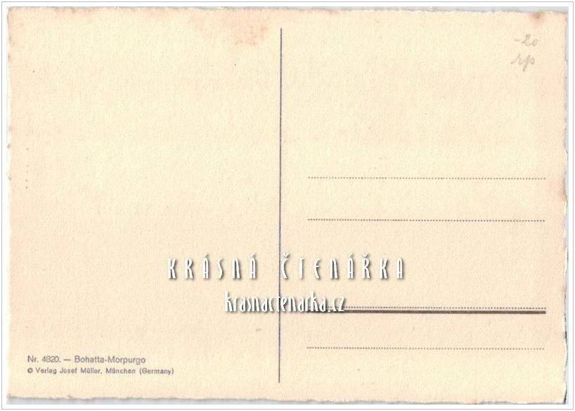 Ilustrovaná pohlednice: IDA BOHATTA-MORPURGO
