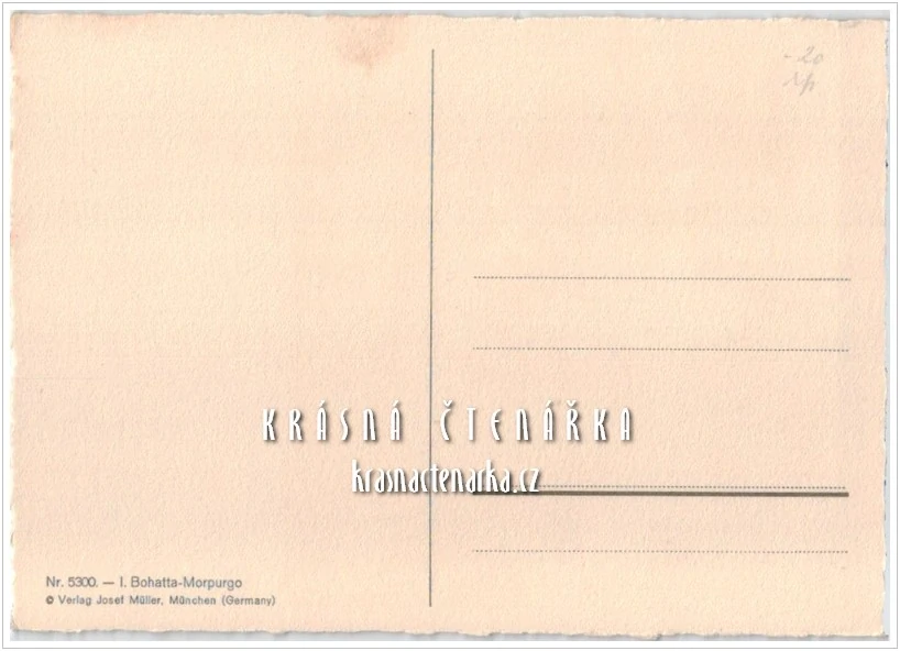 Ilustrovaná pohlednice: IDA BOHATTA-MORPURGO