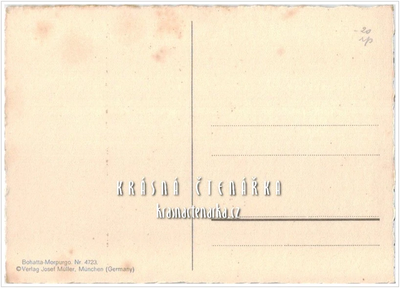 Ilustrovaná vánoční pohlednice: IDA BOHATTA-MORPURGO