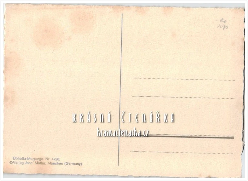 Ilustrovaná vánoční pohlednice: IDA BOHATTA-MORPURGO