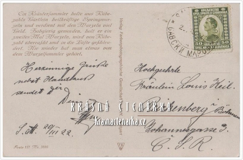 RÜBEZAHL UND DER WURZELSAMMLER / KRAKONOŠ (il. Felix Elßner)