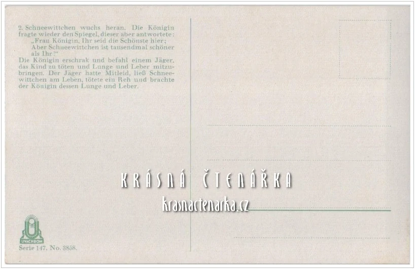 Brüder Grimm: SCHNEEWITTCHEN / Sněhurka (il. Otto Kubel)