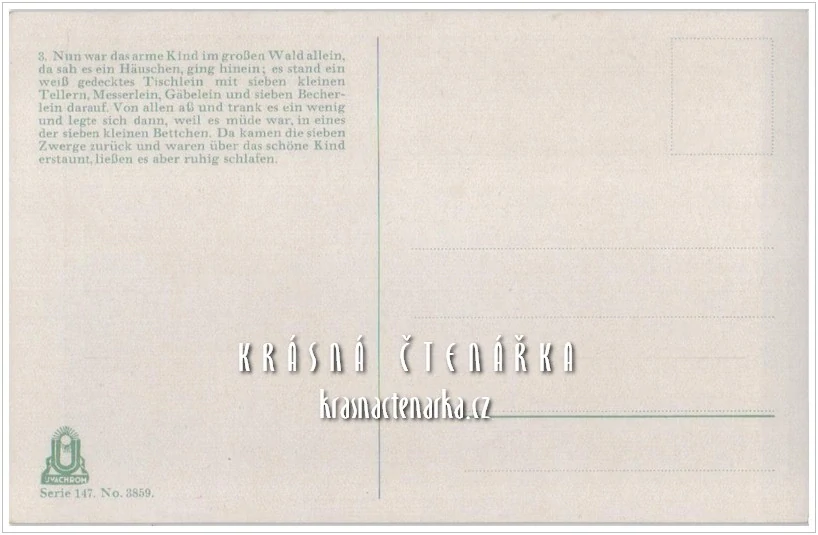Brüder Grimm: SCHNEEWITTCHEN / Sněhurka (il. Otto Kubel)