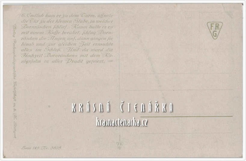 Brüder Grimm: DORNRÖSCHEN / Šípková Růženka (il. Otto Kubel)