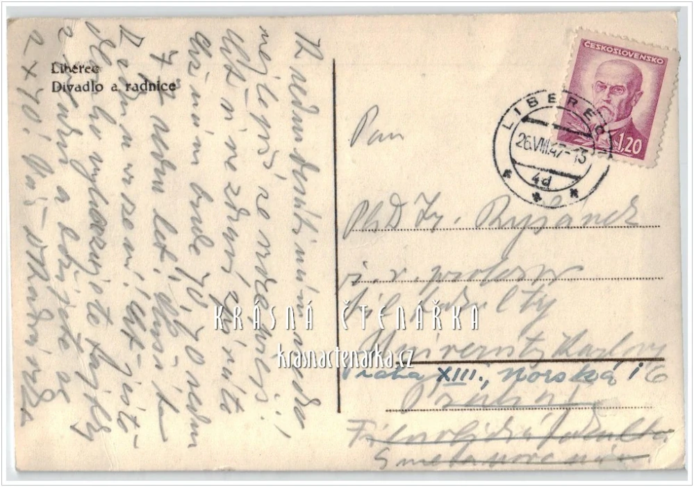 LIBEREC, Divadlo F. X. Šaldy a radnice