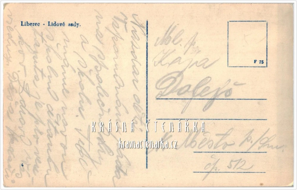 LIBEREC, Lidové sady (Volksgarten)