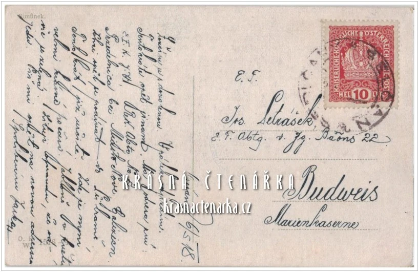 KROJE na pohlednicích, PRODANÁ NEVĚSTA (il. Karel Šimůnek)