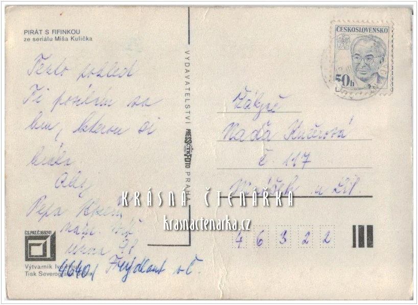 PIRÁT S FIFINKOU ze seriálu Míša Kulička (il. Ivo Houf)