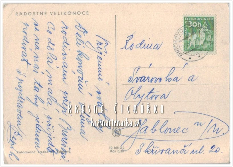 VELIKONOČNÍ pohlednice (il. Bohumil Štěpán)