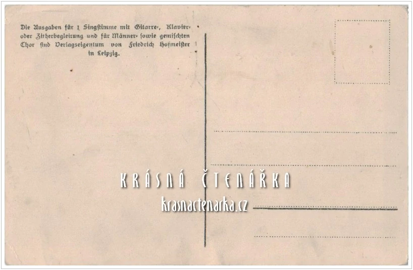 PÍSEŇ německá MEI VATERHAUS