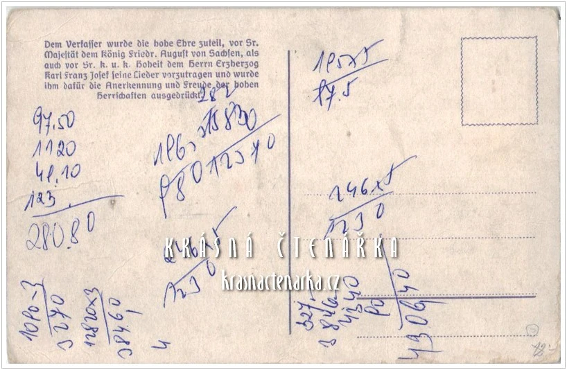 PÍSEŇ německá DR ALTA HANNLSMAH