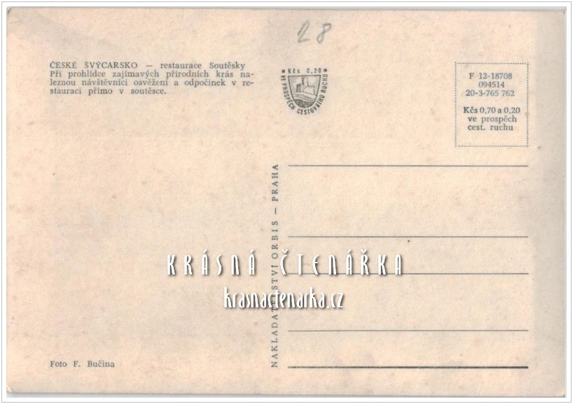 KAMENICKÉ SOUTĚSKY u Hřenska, Restaurace Soutěsky