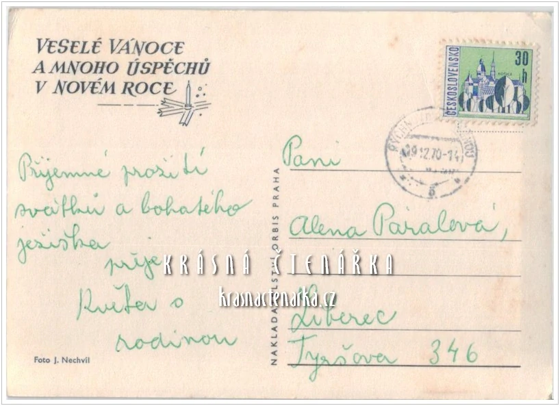 VÁNOČNÍ a NOVOROČNÍ pohlednice