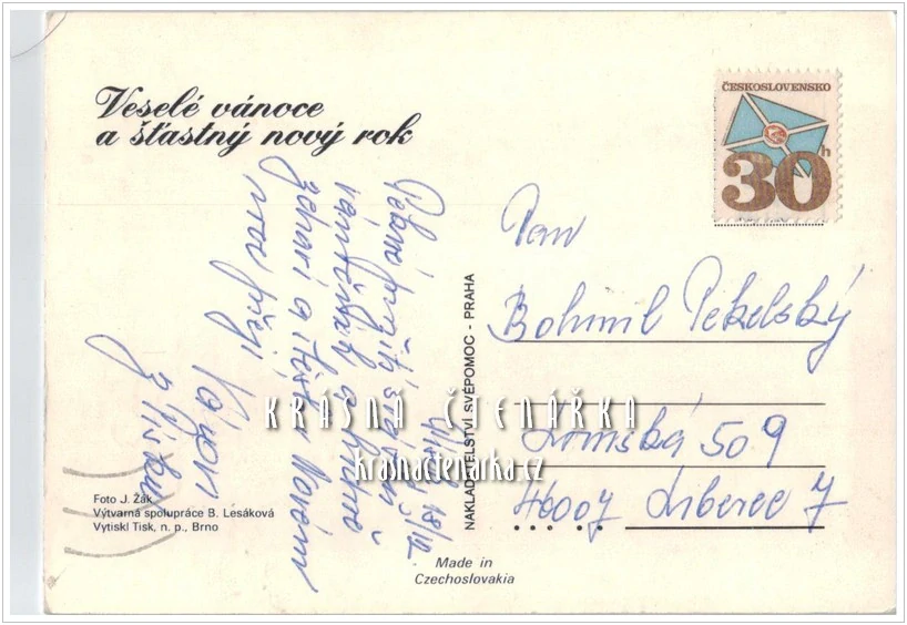 VÁNOČNÍ a NOVOROČNÍ pohlednice