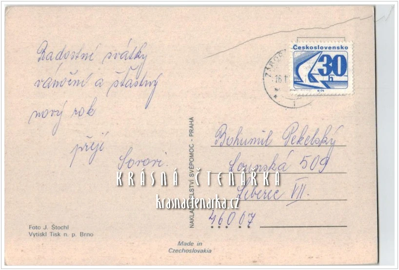 VÁNOČNÍ a NOVOROČNÍ pohlednice