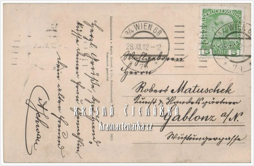 VÁNOČNÍ a NOVOROČNÍ pohlednice, ČTYŘLÍSTKY a PODKOVA