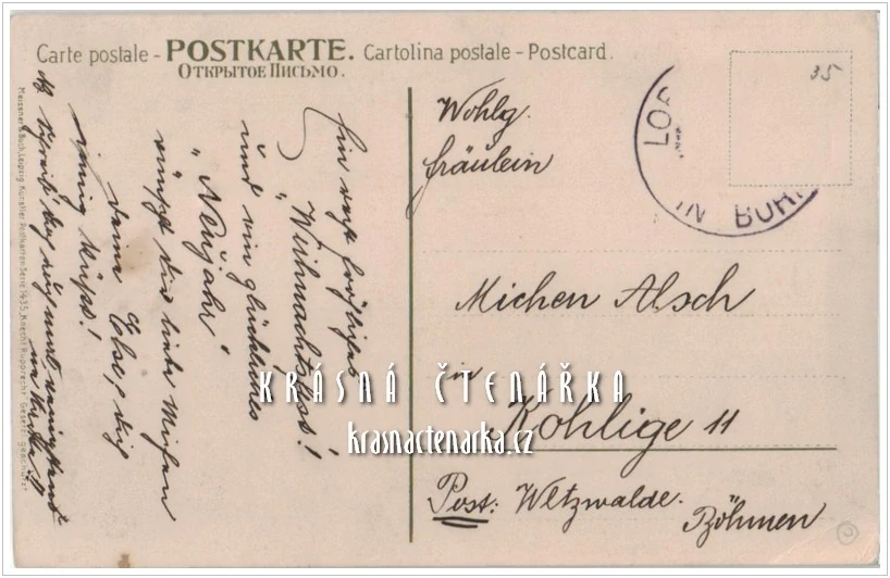 VÁNOČNÍ a NOVOROČNÍ pohlednice (il. Paul Hey)