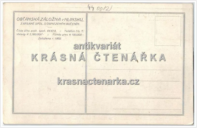 HLINSKO, Občanská záložna