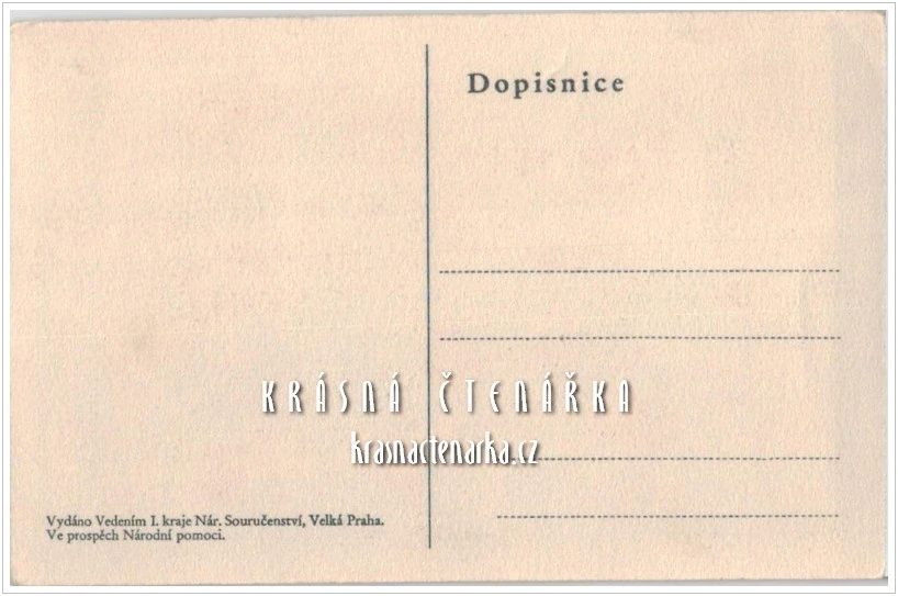 VÁNOČNÍ a NOVOROČNÍ pohlednice PF 1940 (vydalo Národní Souručenství)