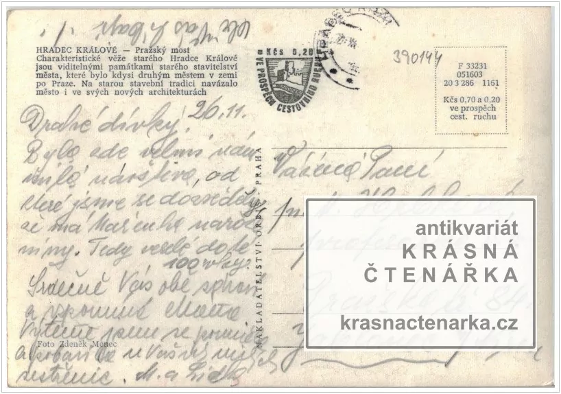 HRADEC KRÁLOVÉ, Pražský most i s trolejbusem