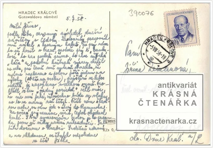 HRADEC KRÁLOVÉ, Ulrichovo náměstí, býv. Gottwaldovo