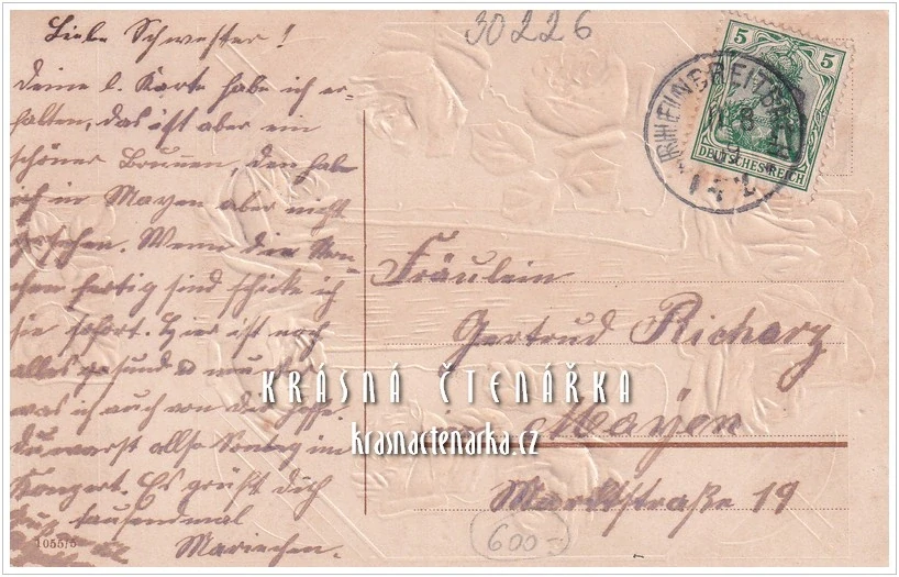 BLAHOPŘÁNÍ květinové, RŮŽE secesní