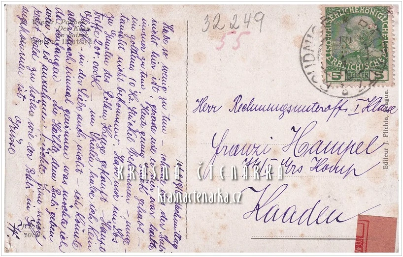 Zamilovaná ONA a ON, Polibek (il. Alois Wierer)