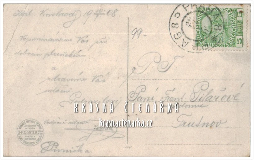 PRAHA Bubeneč, Výstaviště - Jubilejní výstava 1908