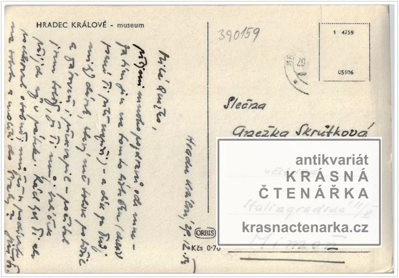 HRADEC KRÁLOVÉ, Eliščino nábřeží i s muzeem