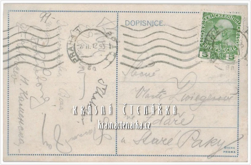 PRAHA Vinohrady, Věneček Moravanů, Národní dům 1912