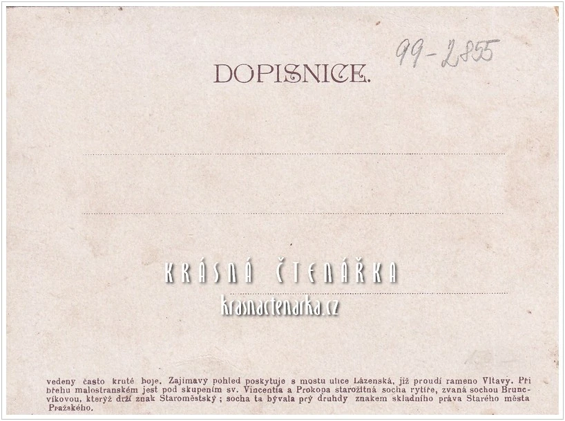 PRAHA, Malostranské mostecké věže