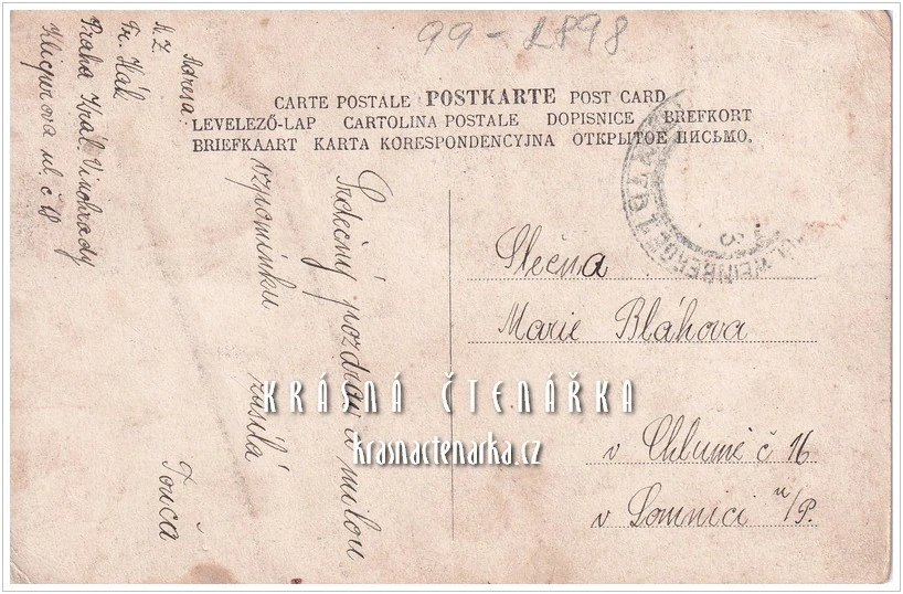 PRAHA, Nádraží dráhy Františka Josefa