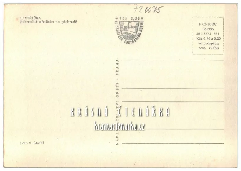 Vodní nádrž BYSTŘIČKA