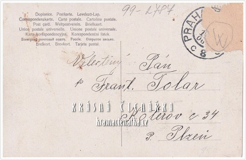 PRAHA, Nádraží dráhy Františka Josefa