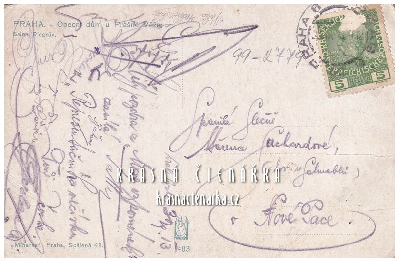 PRAHA, Obecní dům a Riegrův salon