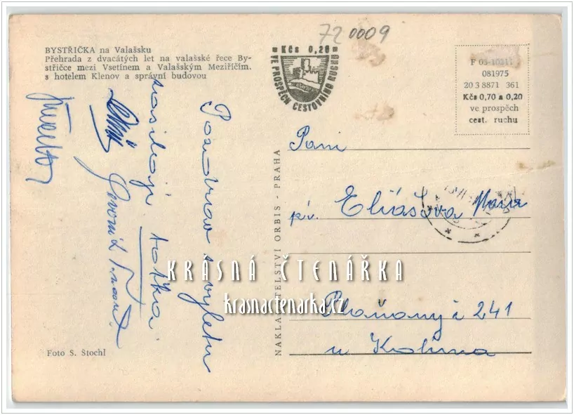 Vodní nádrž BYSTŘIČKA, Hotel Klenov