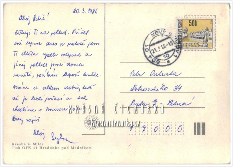 KRTEK a slunečník (il. Zdeněk Miler)