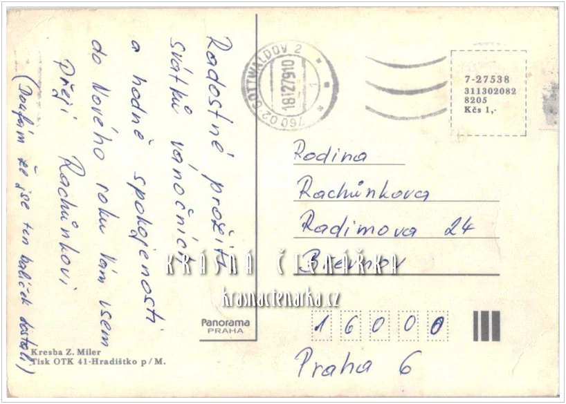 VÁNOČNÍ ilustrovaná (il. Zdeněk Miler)