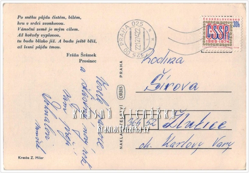 VÁNOČNÍ ilustrovaná (il. Zdeněk Miler)