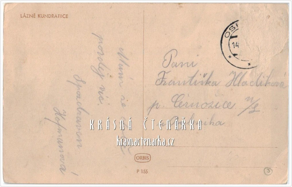 LÁZNĚ KUNDRATICE, Lázeňská část