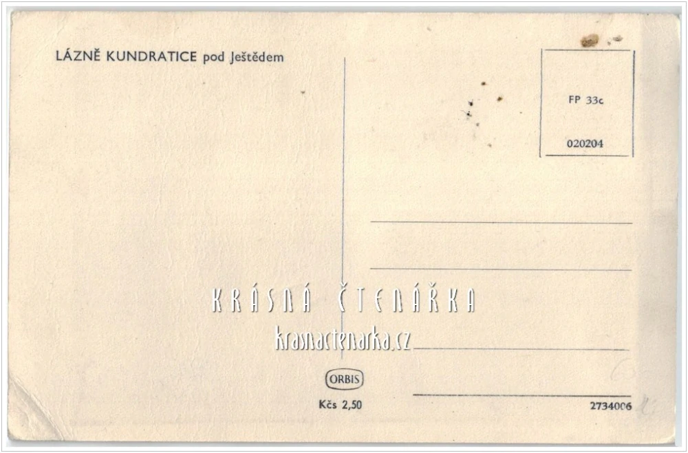 LÁZNĚ KUNDRATICE, Lázeňská část