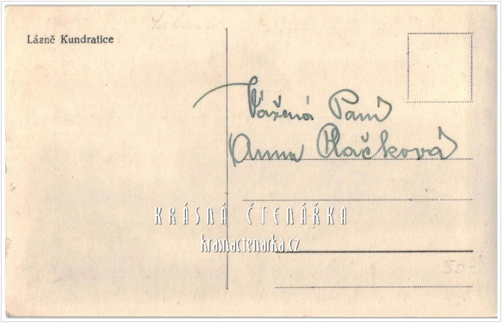 LÁZNĚ KUNDRATICE, Lázeňská část