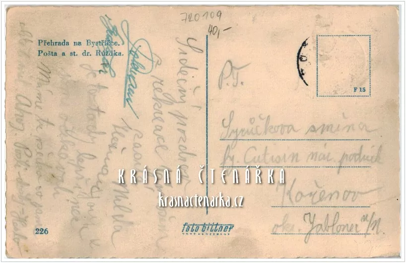 Vodní nádrž BYSTŘIČKA