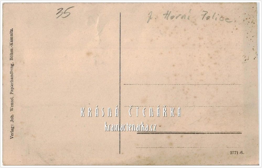 HORNÍ POLICE, Pomník Wenzela Hocke