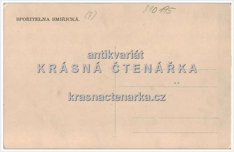 SMIŘICE, Městský úřad, kdysi Spořitelna smiřická