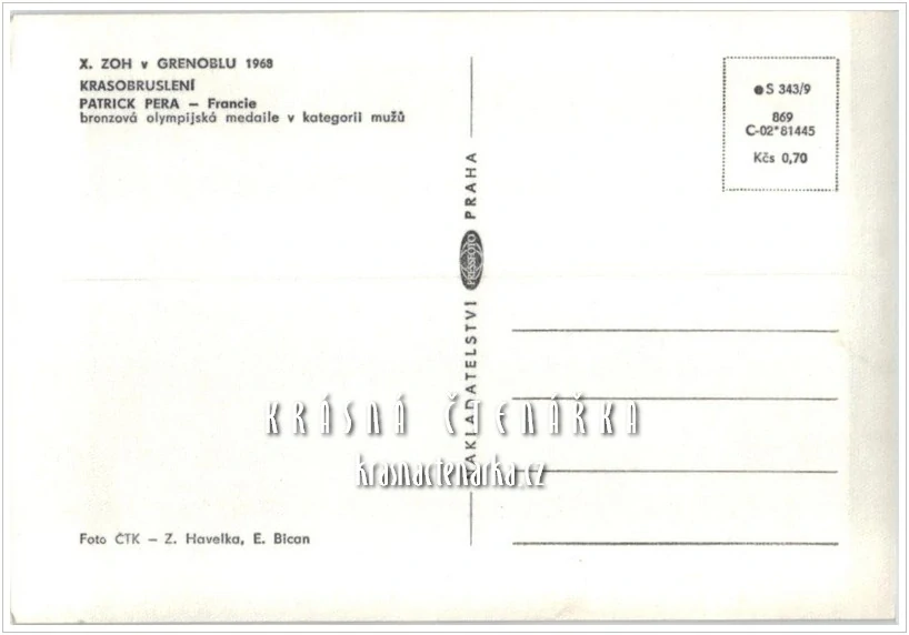 Krasobruslař PATRICK PERA