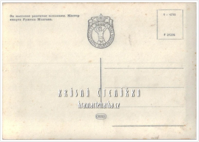Plavkyně RŮŽENA MAAGOVÁ-MARKOVÁ