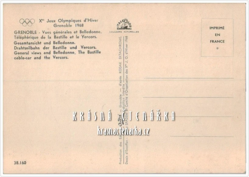 Zimní olympijské hry GRENOBLE 1968